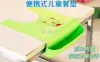 Silicone anti-slip and heat-insulating placemats, children's tableware, learning stationery, portable placemats for babies Specification image